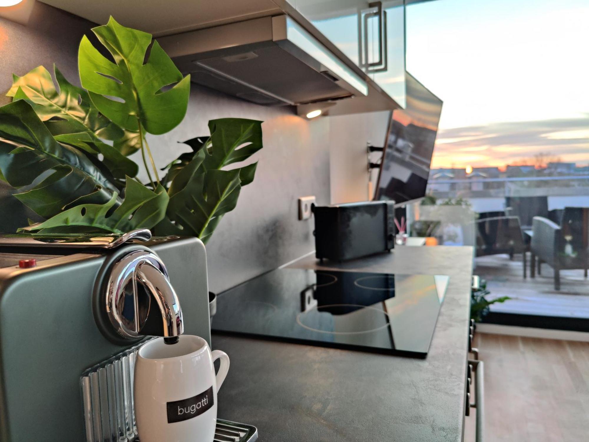 Maisonette-Penthouse Inklusive Whirlpool Ueber Den Daechern Von Magdeburk Exteriér fotografie